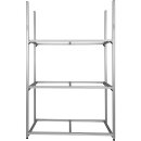 Standard-Rahmen für 2 Stück EuroBoxen 40 x 30 cm, Längs