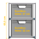 System-Höhe 655 mm