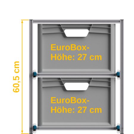 System-Höhe 605 mm