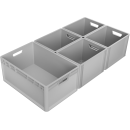 1 Stück EuroBoxe 60x40 cm und 4 Stück EuroBoxen...