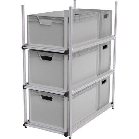 Seiten-Auszug Heckgarage, 90 x 40 cm