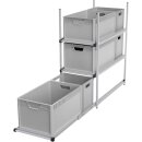 Seiten-Auszug Heckgarage, 90 x 40 cm