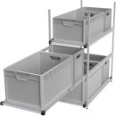 Seiten-Auszug Heckgarage, 90 x 40 cm