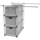 Seiten-Auszug Heckgarage, 90 x 40 cm