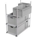 EuroBox-Rahmen, 90 x 40 cm, Entnahme der Boxen auf langer